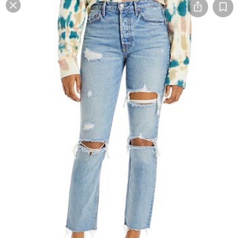 GRLFRND KAROLINA jean size 26. Distressed